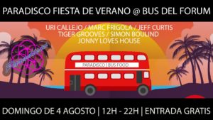 Paradisco @ Bus del Forum 04-08-19 banner