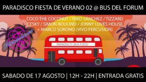 Paradisco @ Bus del Forum banner 17-08-19
